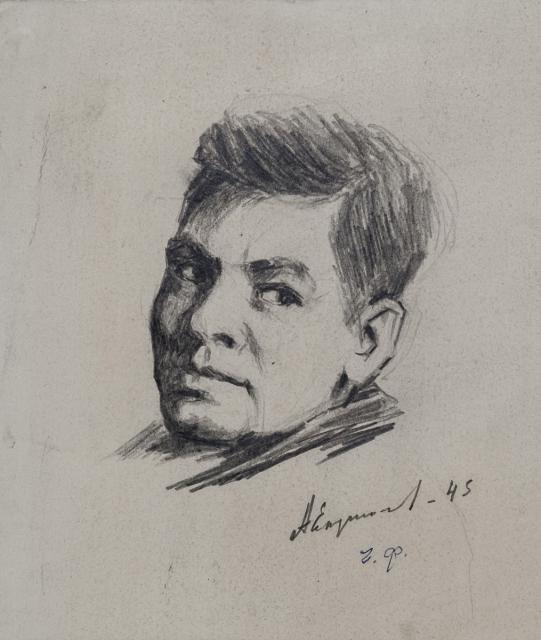 Елфимов А.П. Автопортрет. 1945